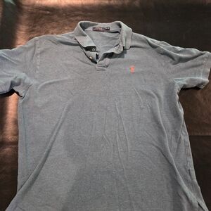 Polo by Ralph Lauren Men's Teal Polo Shirt Vintage